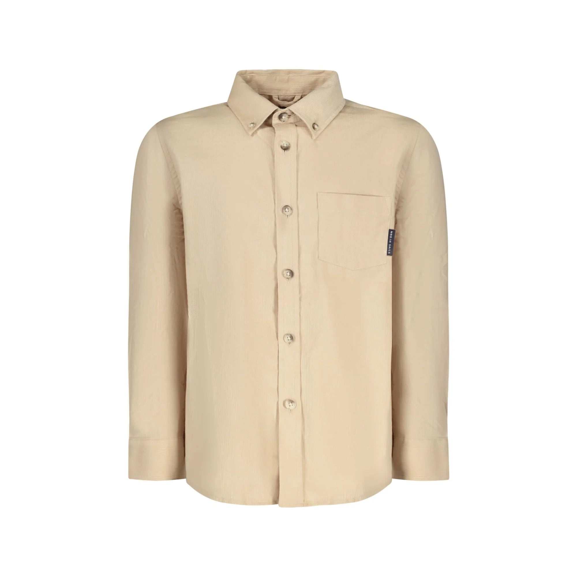 North Sails Camicia Maniche Lunghe Unisex Beige Ricamo Camicie - foto prodotto